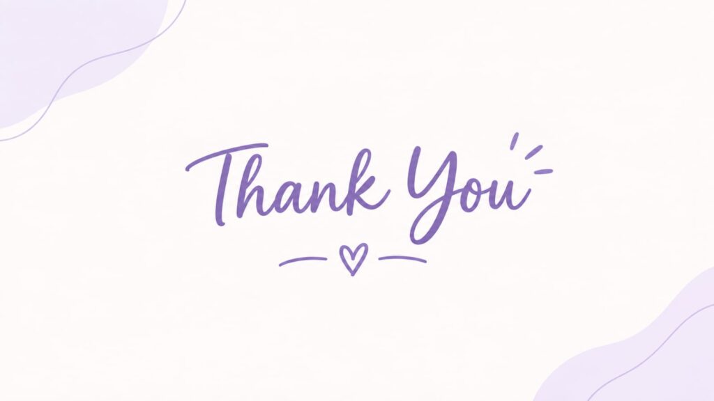 Thank you